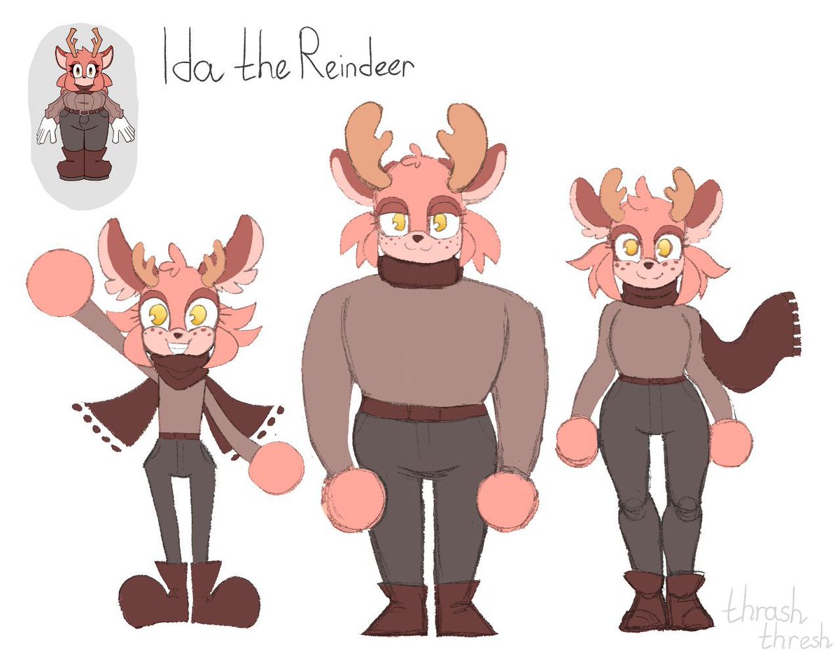 thrash_thresh_'s tweet photo. Ida the Reindeer (gift for Nazo's Refuge) 
#sonic #sonicoc #oc #art https://t.co/SwgczjRBNF