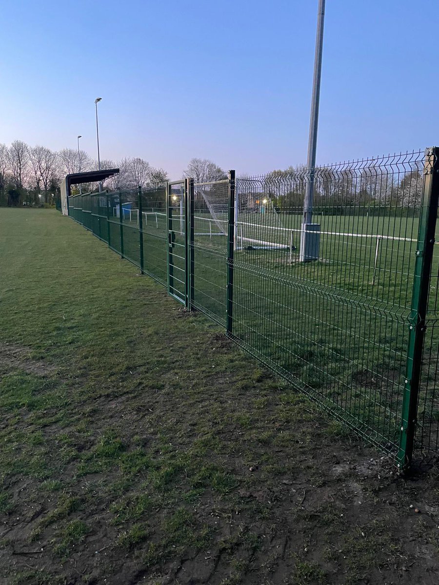 NettlehamFC2's tweet photo. Fencing now complete, a new era of Nettleham FC 😍  

Now, we need you 👊

We’re looking for businesses who’d like their company logo on a board that will be attached to the fencing around the pitch for public viewing. 

Pop us a message to enquire, shares are also appreciated 🙌 https://t.co/Q6HdQC2oqA