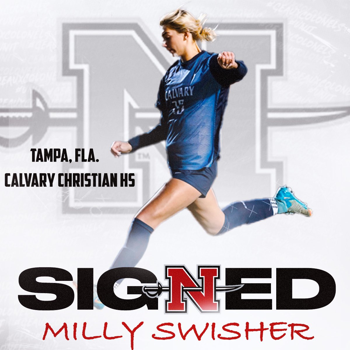 Nicholls_SOC's tweet image. Signed ✍🏼

Milly Swisher is officially a colonel ⚔️

#geauxcolonels