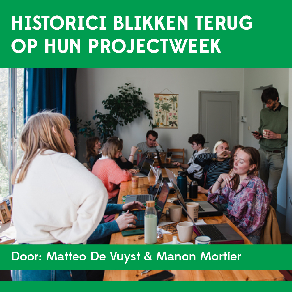 Sommige richtingen aan de UGent organiseren (twee)jaarlijks een projectweek. Wat houdt dat eigenlijk in? Voor zij die niet deelnemen, schreven Matteo De Vuyst en Manon Mortier van de vakgroep geschiedenis een verslag over de Verleden Week.

Lees meer via schamper.ugent.be/daily/historic…