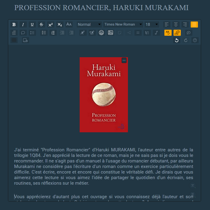 philmageo's tweet photo. J'aime écrire sur Epitolads, le site communautaire d'écriture et d'échange. Je peux m'appuyer sur un éditeur de texte très fourni !

#ecrire #ecriture #ateliersecriture #epistolads https://t.co/6iufsTzS19