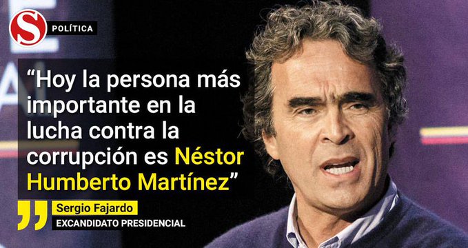 Memìn (@senorcaicedo) on Twitter photo Recordemos al impoluto de <a href="/sergio_fajardo/">Sergio Fajardo</a> lo que opina de Nestor Humberto Martínez, ex fiscal de la nación, ex superministro y abogado de Luis Carlos Sarmiento Angulo. Recordemos al impoluto de <a href="/sergio_fajardo/">Sergio Fajardo</a> lo que opina de Nestor Humberto Martínez, ex fiscal de la nación, ex superministro y abogado de Luis Carlos Sarmiento Angulo.