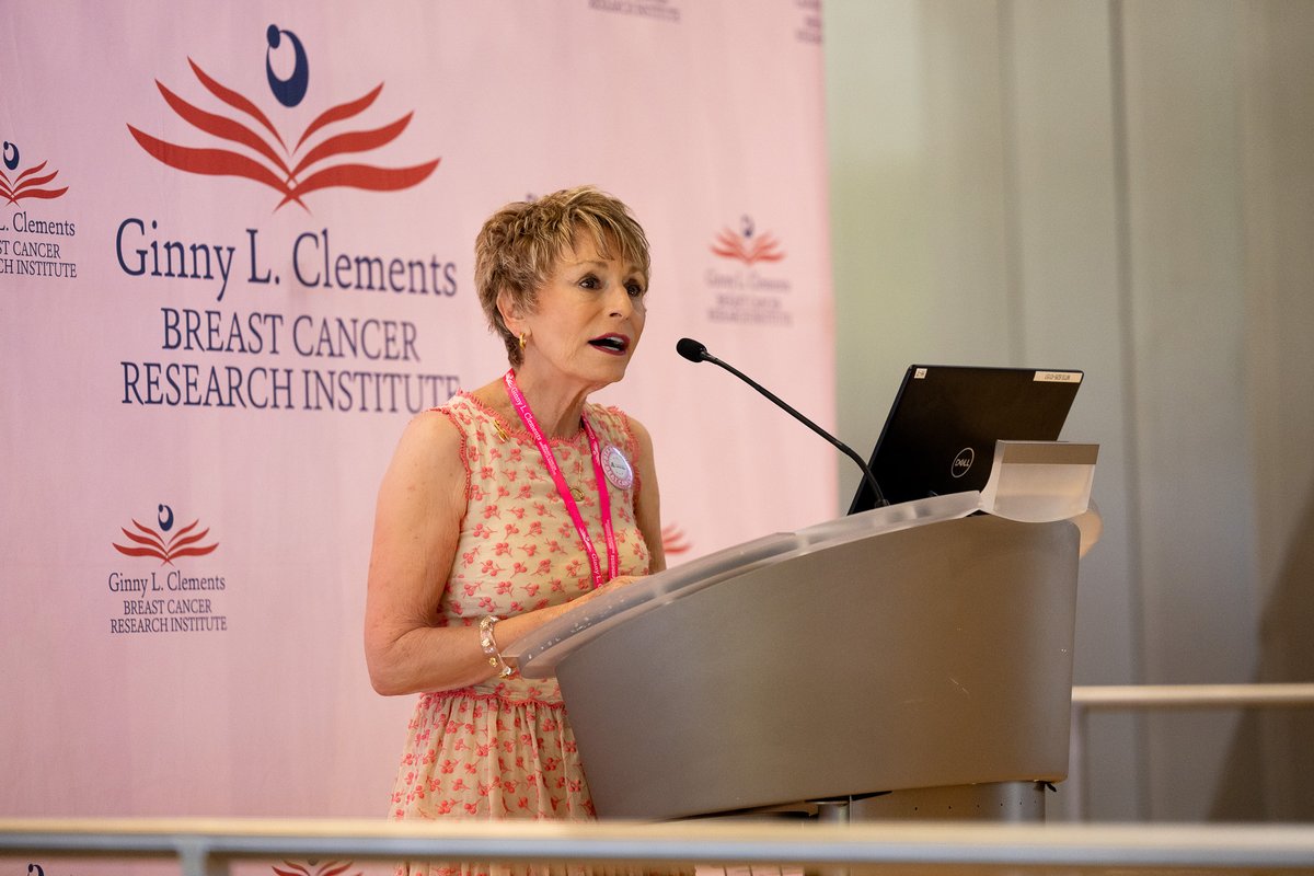 UAZCancer's tweet photo. The Ginny L. Clements Breast Cancer Research Institute Annual Symposium is bringing together top scientists, clinicians and patients to collaborate and discuss the newest innovations in breast cancer research. Join us for the afternoon session! #CancerFreeAZ https://t.co/X1qoSD1VOV