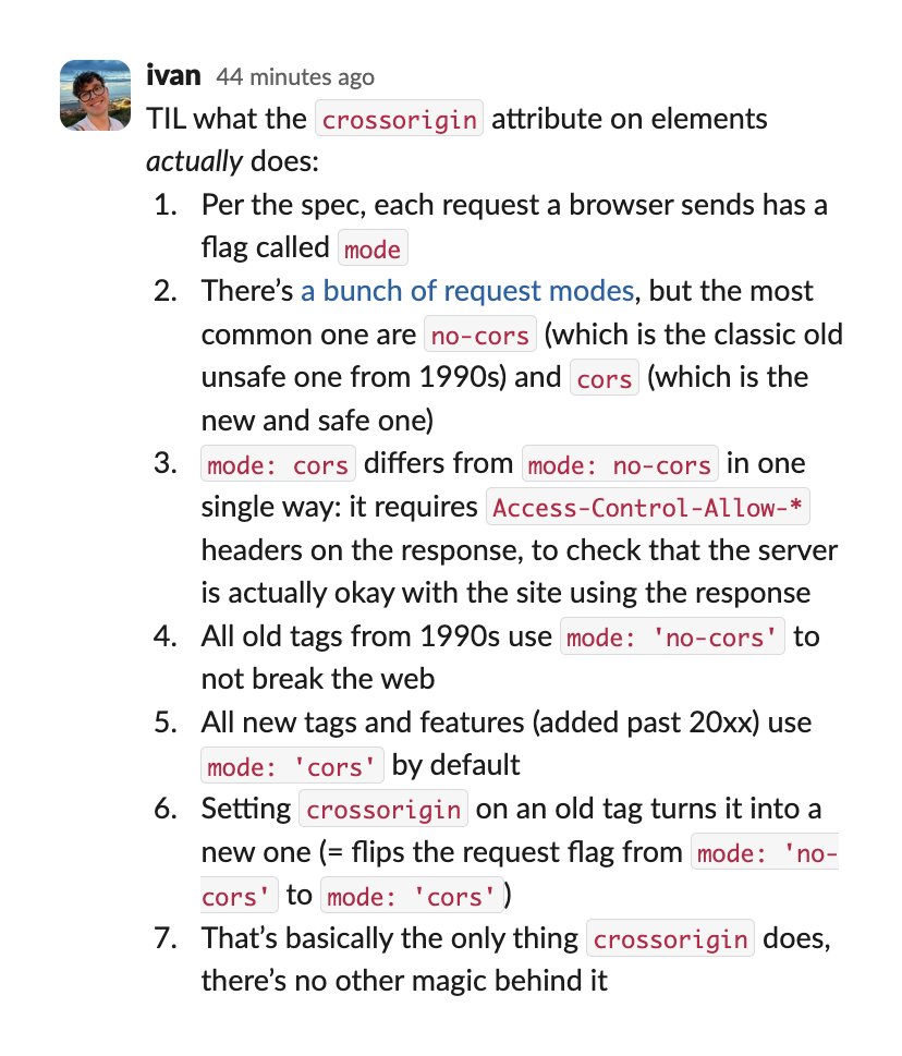 iamakulov's tweet photo. darn I think I *finally* get CORS now https://t.co/Cxbqnor20e