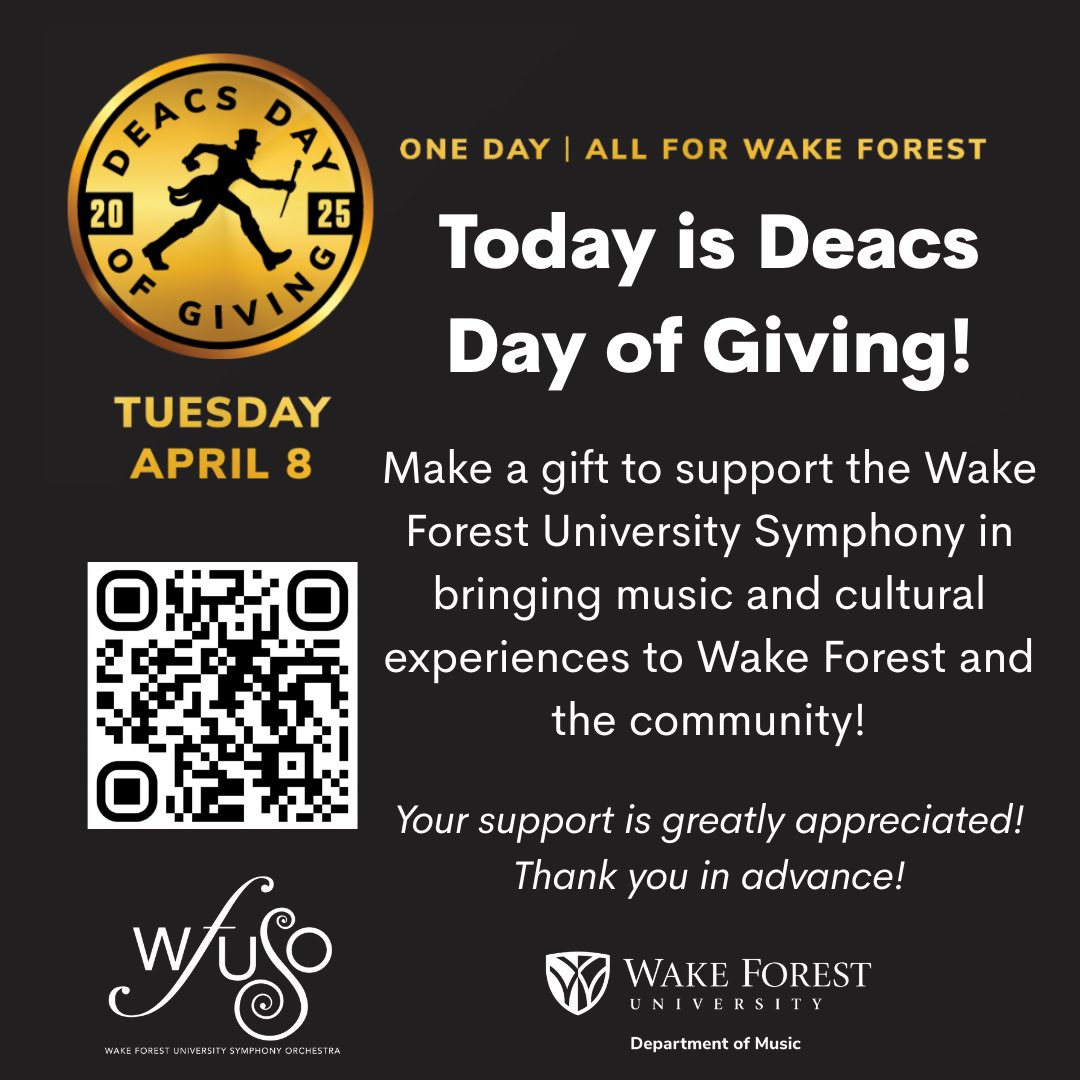 Wake Forest University Symphony Orchestra tweet media