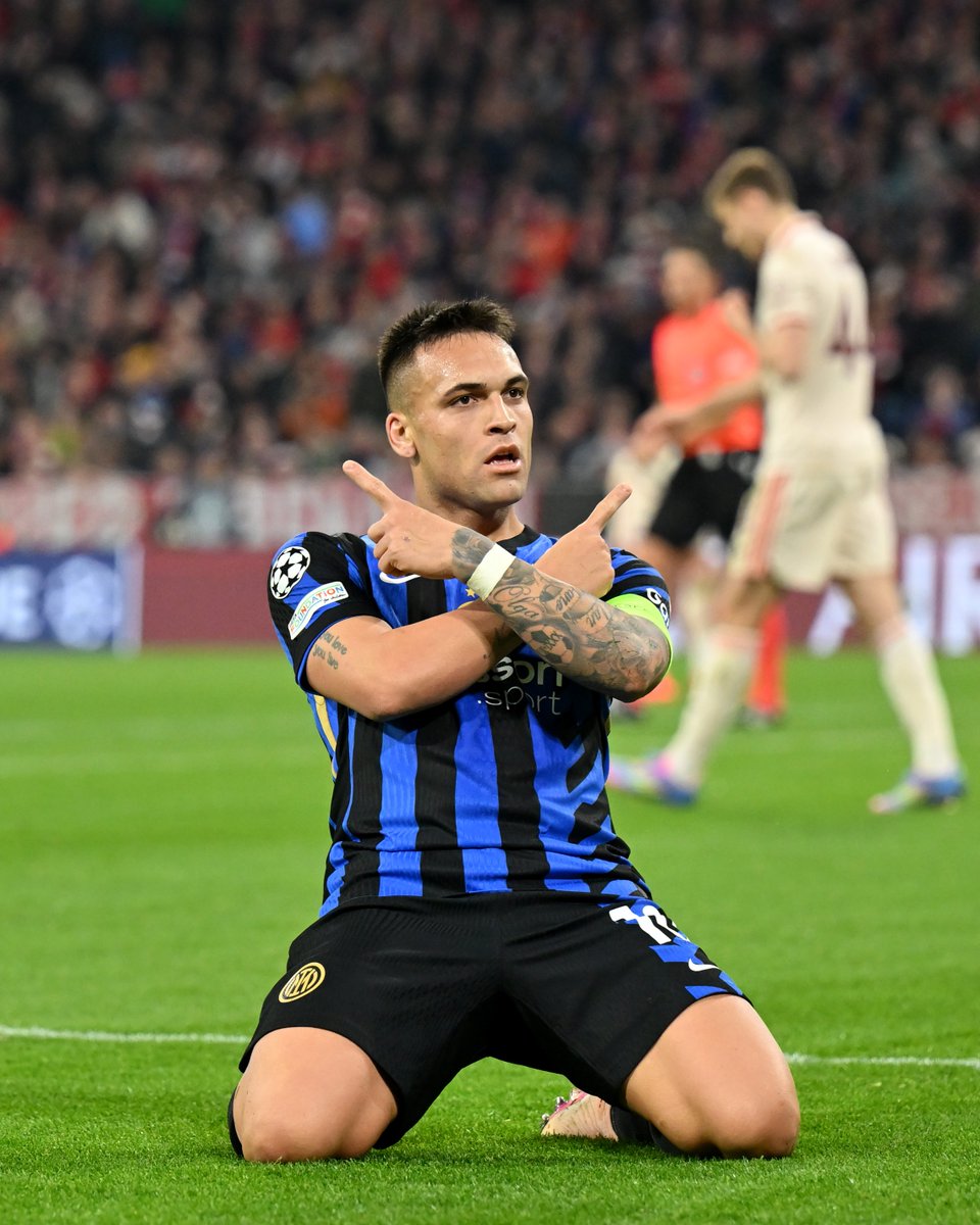 That finish from Lautaro 😮‍💨

#UCL