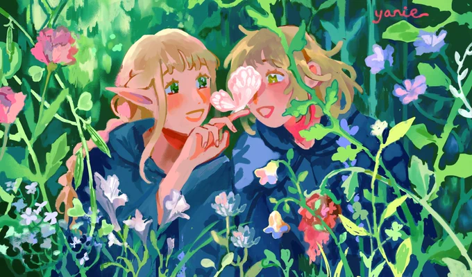 #PortfolioDayhi! i'm yanie, a digital illustrator who loves vibrant colors and character-focused pieces  