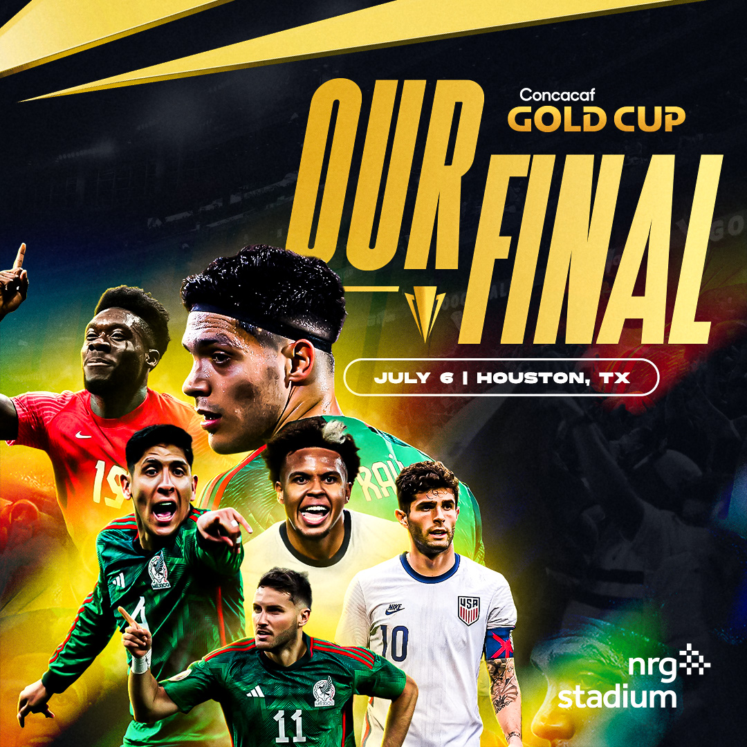 La final de la Copa Oro de Concacaf se jugará en NRG Stadium!

No se pierdan su oportunidad de ser parte de este evento increíble 👏 Regístrese para recibir alertas e información sobre boletos 👉 tex.nz/3Ylmgs6