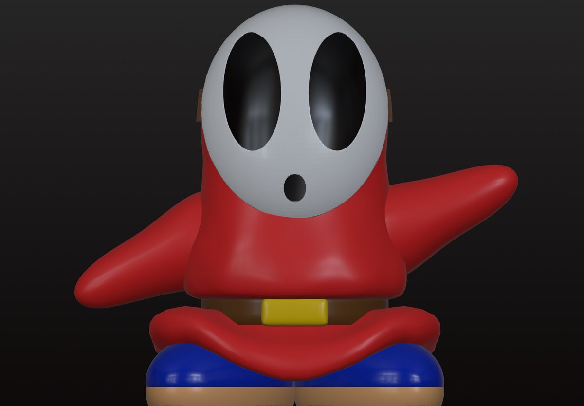 UnrealVisionz_'s tweet photo. Shy Guy from Mario! 

@NintendoAmerica @supermariomovie 

Stl files are available for FREE down below! Enjoy! 
Maker Online:
https://t.co/Yq6yi20fkX

Printables Link:
https://t.co/Qy0IDW5dFs

#Shyguy #3DModel #SuperMarioBros #SuperMario #MarioKart #3D #3dprint https://t.co/whYtUSDyvu