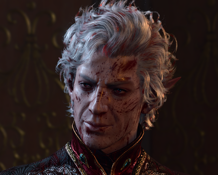 i'm feeling bold today, so let's delve into an ascended astarion headcanon of mine (a thread)!

i'm in the belief that, much like the true vampires that came before him, AA is a puppet to his own nature. however, since he's an ascendant vampire, i think it manifests differently.