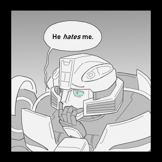 he hates me (1/4) #TransformersOne #MegatronWinsCustodyAU