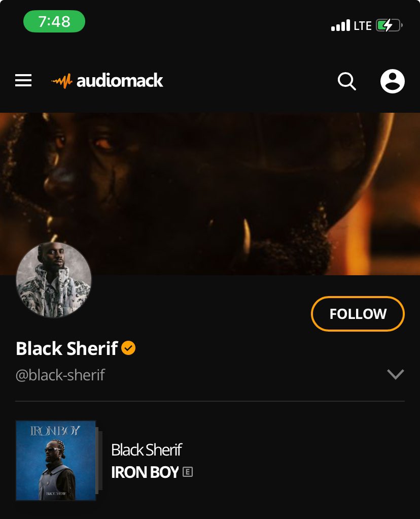 theeviralpicks's tweet photo. Black Sherif IRONBOY is now available on Audiomack.🔥

https://t.co/1XNhmD1gUv https://t.co/1UCHs91jKc