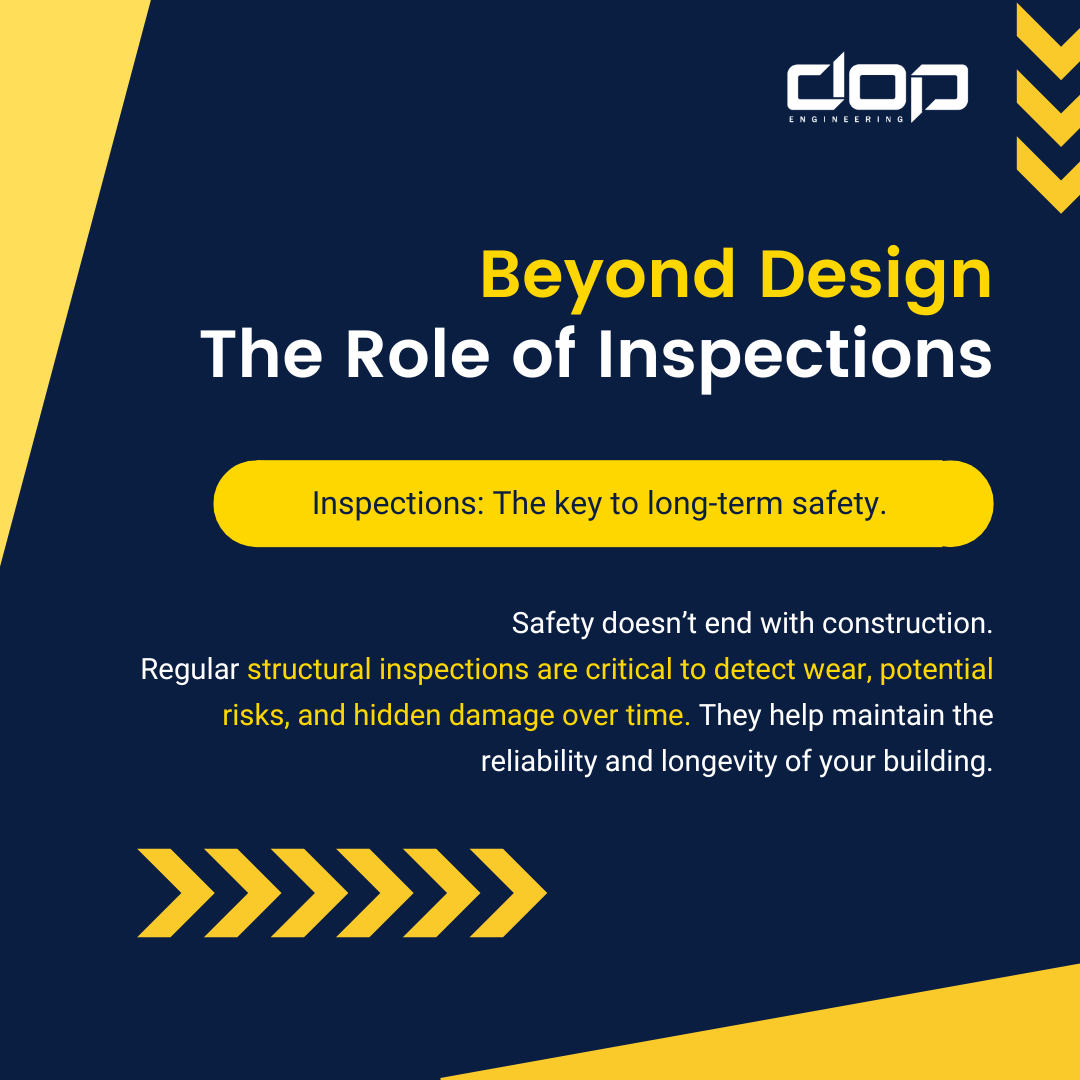 DOP_Engineering's tweet photo. Safety is built into everything we do at DOP Engineering. From resilient designs to detailed inspections, we make sure your structure stands strong for years to come. 🏗️

Ready to secure your building’s future? Contact us today!

#SafetyInDesign #Inspections #StructuralIntegrity https://t.co/QzOjA1GcnM