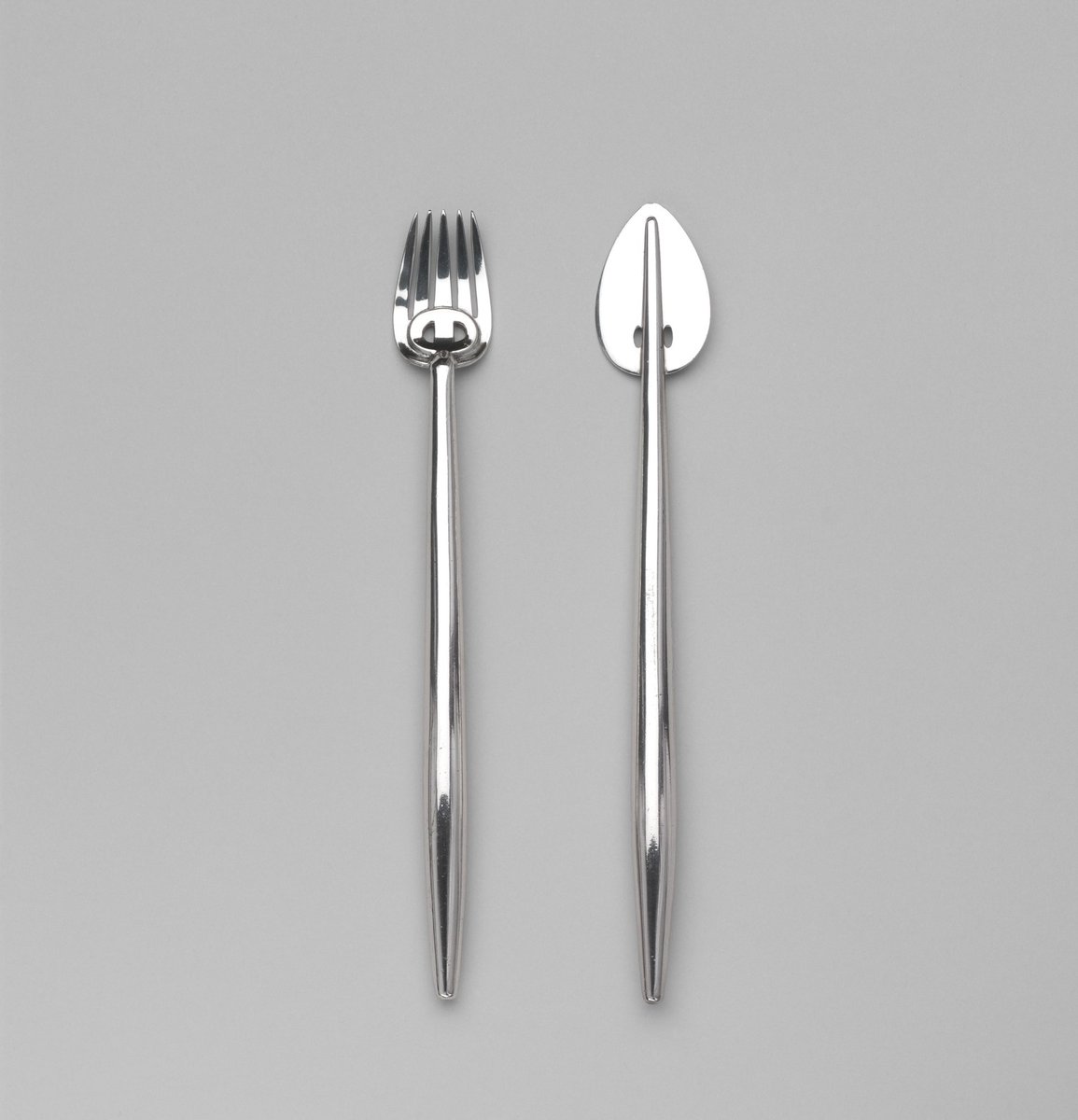 Fish Knife and Fork. Charles Rennie Mackintosh. c.1900.
Image: MOMA.