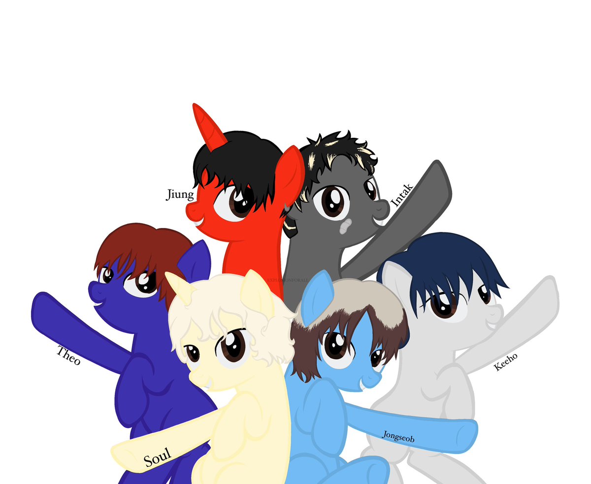 Explosionforall's tweet photo. tried to draw piwon as mlps 

i got lazy tho so sorry if this is bad LMAO 
#P1Harmony #p1harmonyfanart https://t.co/7WACaIWog6
