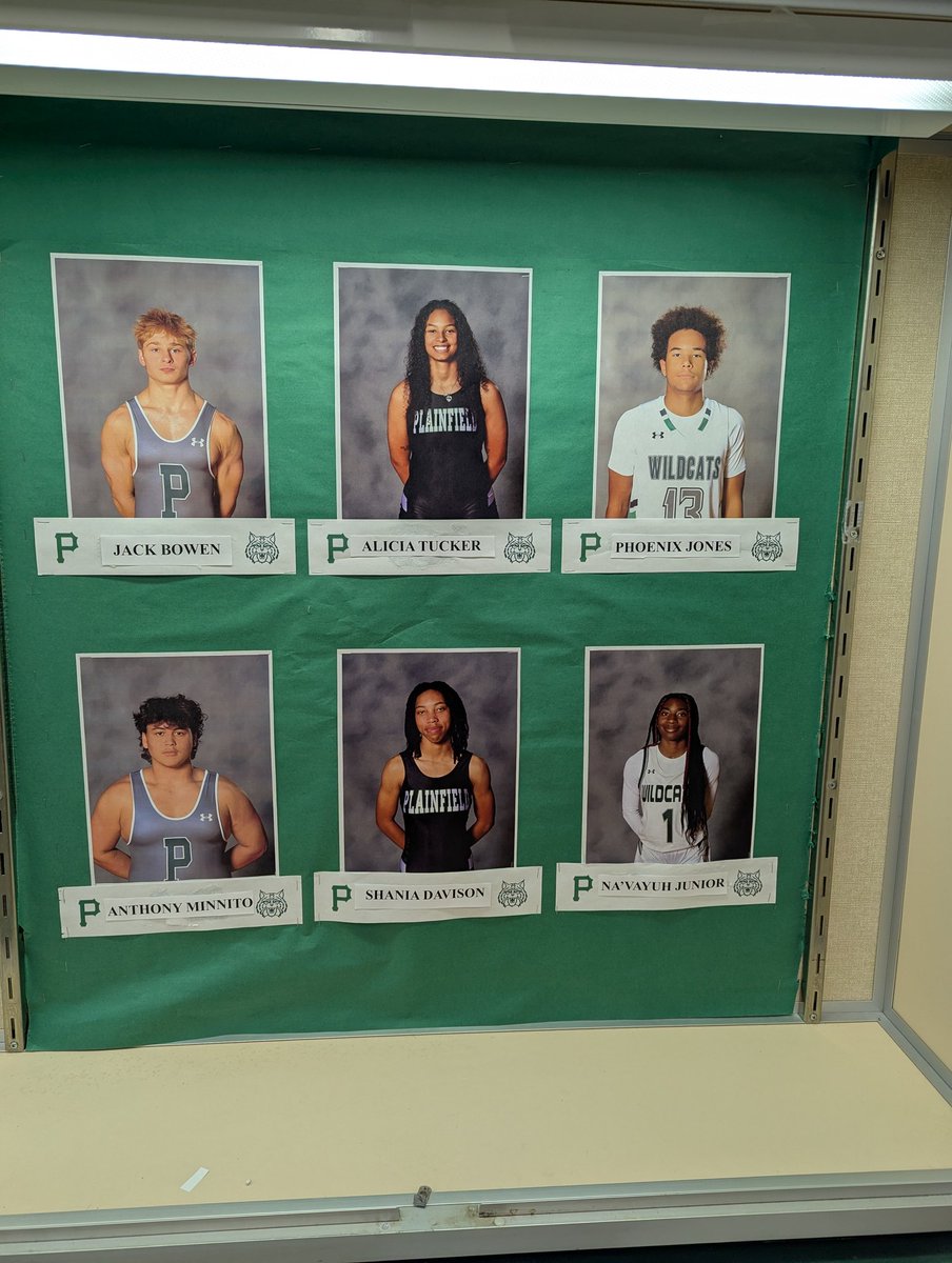 Plainfield Central Wildcats Athletics (@wildcatspchs) on Twitter photo Excited to recognize our 2024-2025 Winter SPC All Conference athletes in our display case outside the Main Gym. Congratulations to all these deserving individuals!
<a href="/Mr_Chlebek/">PHS Wildcats</a> <a href="/pchssuperfan/">#BGN</a> <a href="/PCHSBoosters/">PCHS Athletic Booster Club</a> Excited to recognize our 2024-2025 Winter SPC All Conference athletes in our display case outside the Main Gym. Congratulations to all these deserving individuals!
<a href="/Mr_Chlebek/">PHS Wildcats</a> <a href="/pchssuperfan/">#BGN</a> <a href="/PCHSBoosters/">PCHS Athletic Booster Club</a>