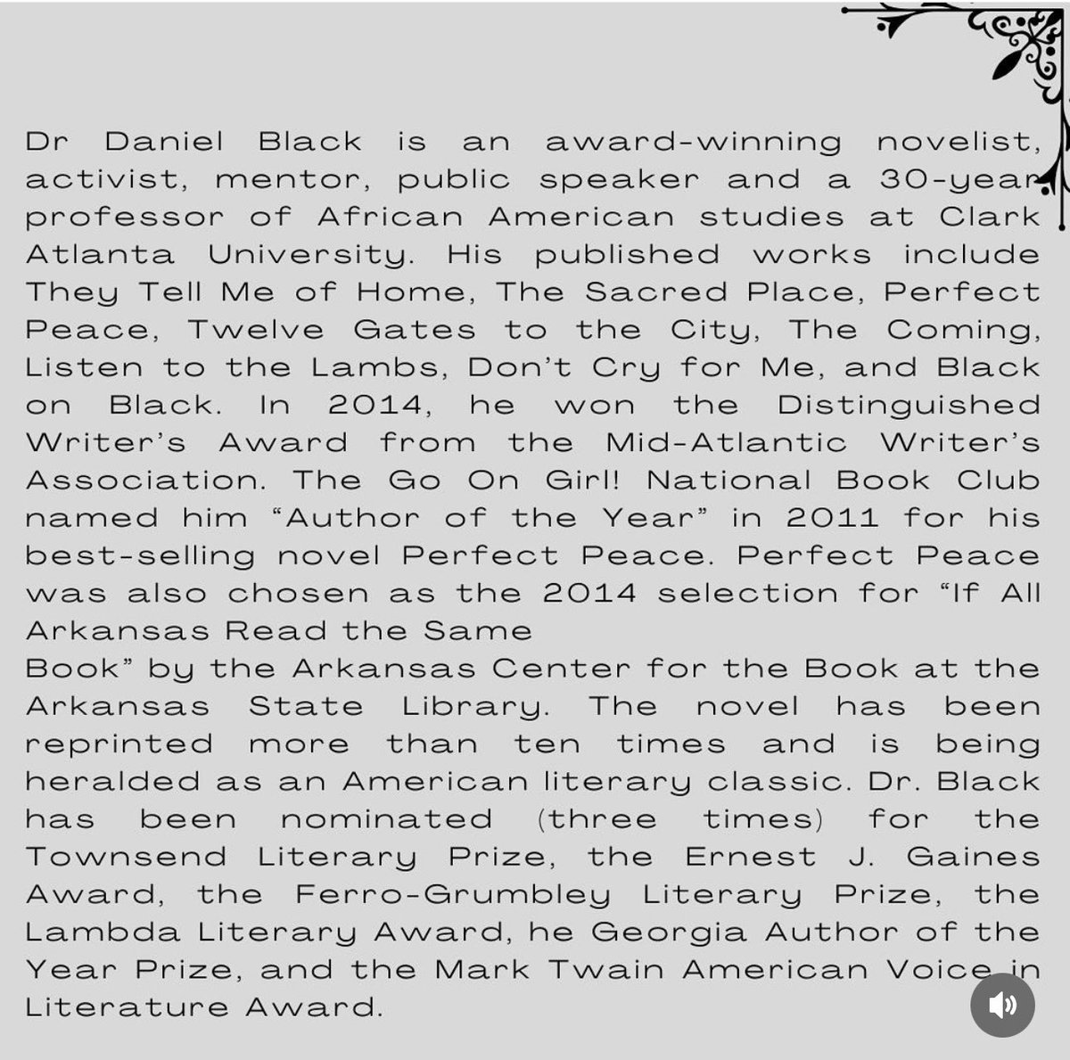 JOIN US THIS APRIL with Dr Daniel Black Ph.D a.k.a Baba Omotosho @drdanielblack