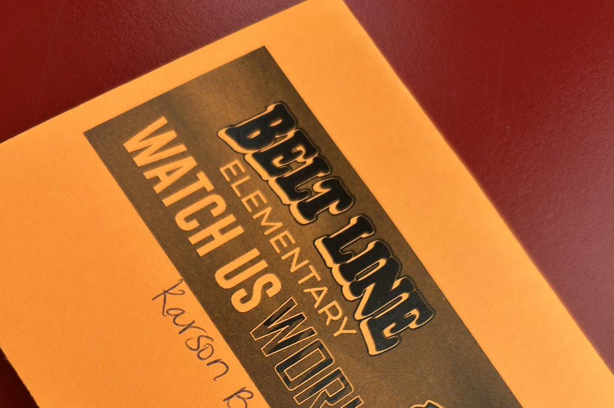 totstevenson's tweet photo. It's the little things. All 3rd-5th grade students @BLELancaster will receive a positive postcard from their teachers and admin. to encourage them to do their best on the STAAR test next week. 🧡🖤 #countdowntoSTAAR #watchuswork https://t.co/gMZG3X4SJi