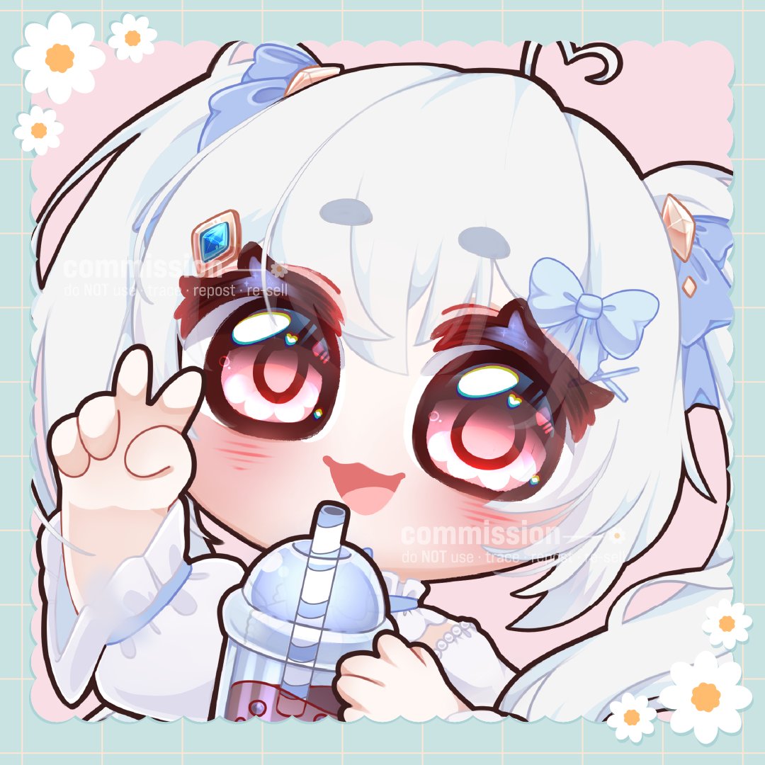Poisuart's tweet photo. Commission for @/reykha on Vgen 🩷 
Thank you so much for trusting in my work ♡
#VGencomm #VGenOpen https://t.co/PoerxAPr00