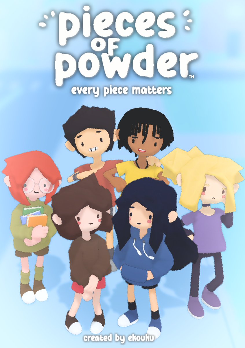ekouku's tweet photo. Made a new main poster for my show Pieces of Powder! wanted to make one that could show off every main character :)

#indieanimation #piecesofpowder https://t.co/gU0oEfeIct