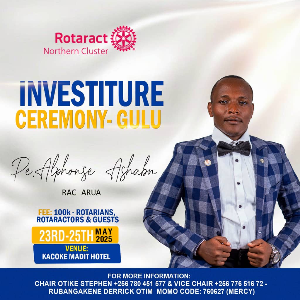 NorthernD9213's tweet photo. #MondayMotivation The Northern Cluster  is inviting you for an unforgettable Investiture Ceremony of their Presidents. 
Date: 23rd - 25th May 2025 
Fee: Shs100,000 
Venue: Kacoke Madit 
Dress code: Black tie affair 
Payment Details:
MTN  MOMO 760627 (MERCY) https://t.co/jnVaQ6X5n1