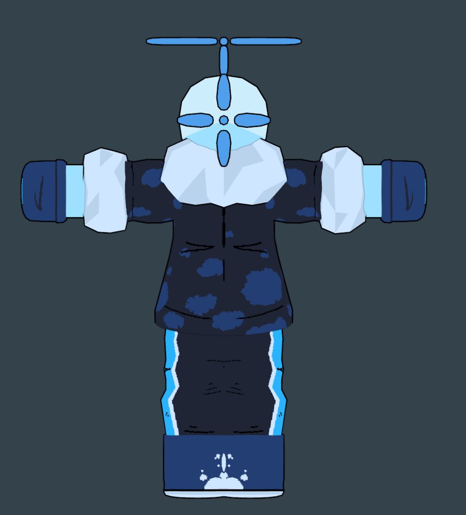 LALALA @bigmankuroi 's helicopter design forsaken thingy lala