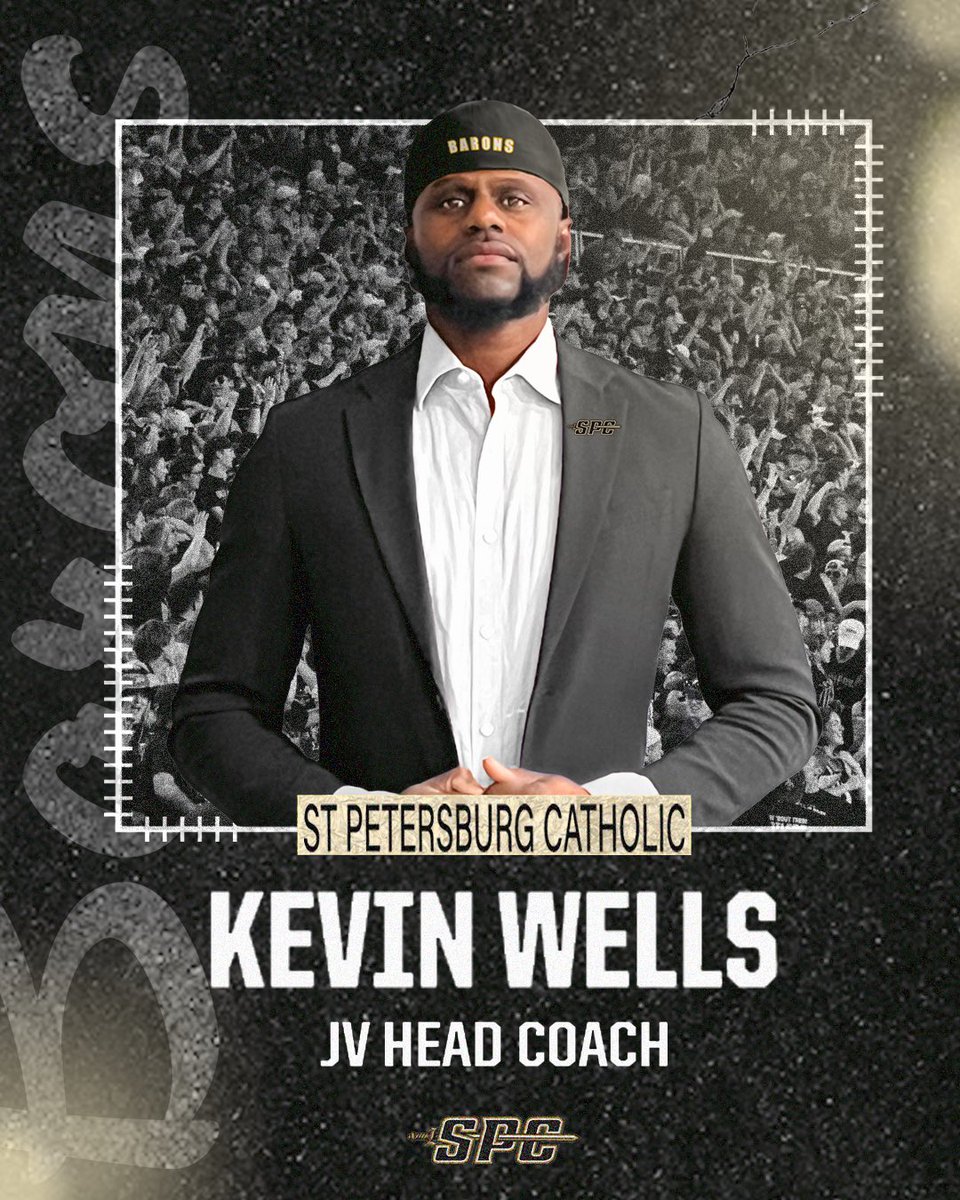 Excited to welcome Coach Wells to the Baron Family as our new JV Head Football Coach!

<a href="/COACH_K_WELLS/">Kevin Wells</a> 
🏆 #GoldStandard