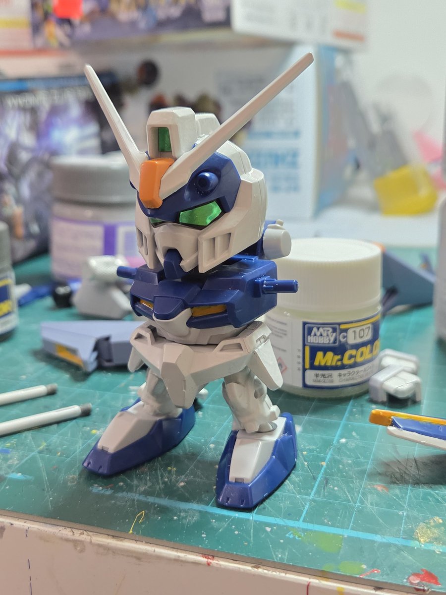 GErlangshen's tweet photo. Almost done...
New blog post: https://t.co/Q1sIbQCAA4
#gundam #gunpla #plamo #hobby #sdgundam #gundamseedfreedom #duelblitzgundam #yzakjoule #zaft #SDガンダム #bandai #gunplabuilder #gunplacommunity https://t.co/cPMiqEeper