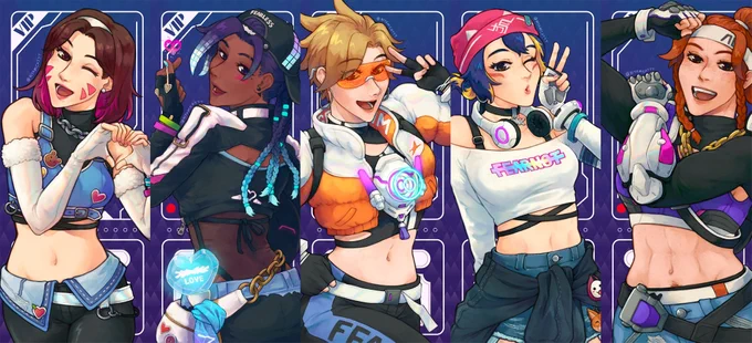 happy #PortfolioDay i draw video game characters! i'm available for work and my c0mmissi0ns are open :> 