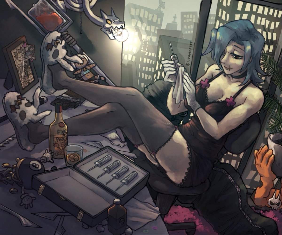 アイギス(ペルソナ3) 「happy #PortfolioDay i draw video game ch」|nyamのイラスト