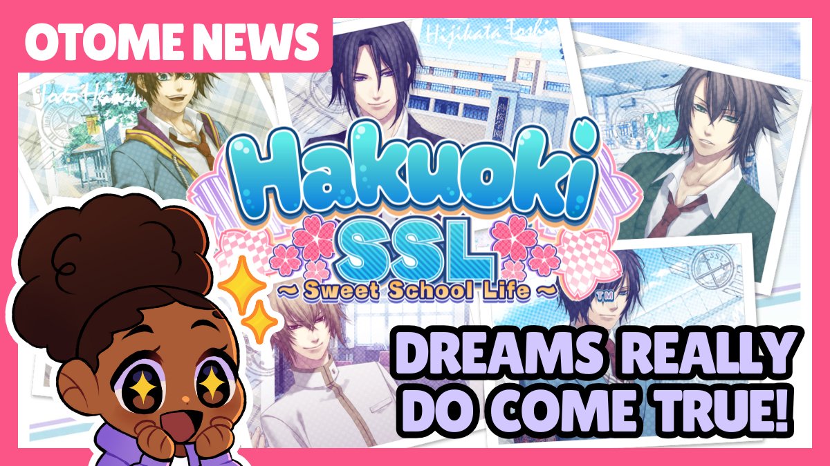 BlerdyOtome's tweet photo. FINALLY!! The Hakuoki Port We Deserve!! Let's go! My thoughts on the announcement that Hakuoki SSL Sweet School Life is getting an English release! 

Watch the Video: https://t.co/w0E5d5nC3N

Please show the video some love!!💜 https://t.co/tn6Yupt0aN