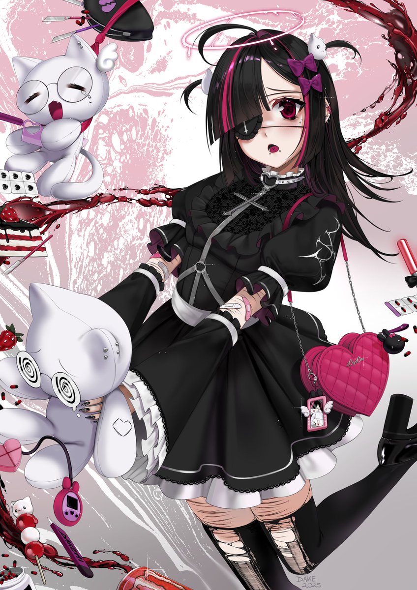 Dakemi_chan's tweet image. Hi!🪽

I draw super detailed illustrations of cute girls!  #PortofolioDay