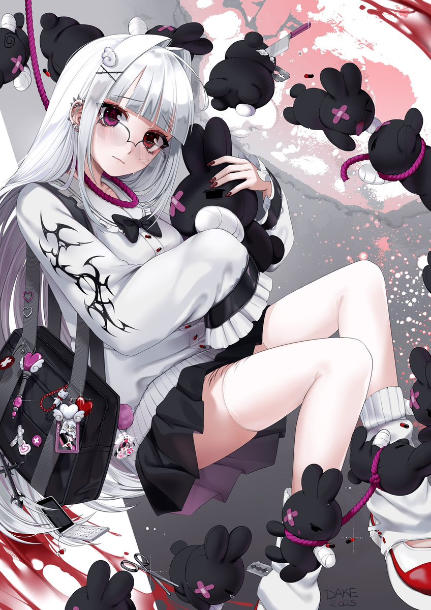 Dakemi_chan's tweet image. Hi!🪽

I draw super detailed illustrations of cute girls!  #PortofolioDay