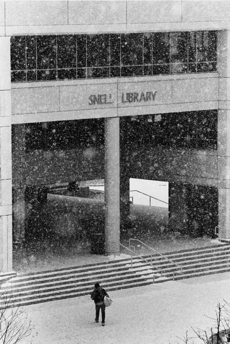 Northeastern's tweet image. Some @NortheasternLib throwbacks in honor of #NationalLibraryWeek 📚