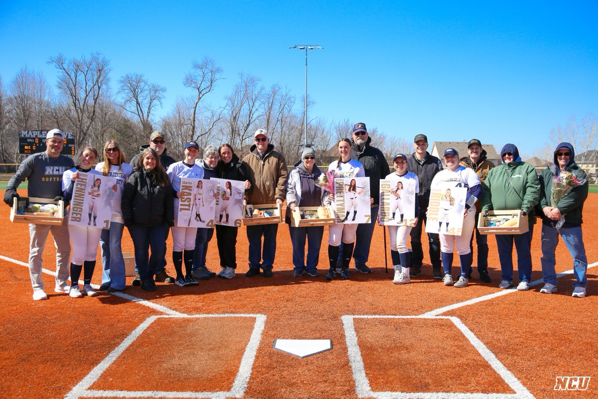 NCU Softball honored this year’s seniors on Senior Day last weekend!🥎 

Thank you to Kelsey Henninger, Charley Kastl, Maggie Kohl, Aurora Prettyman, Isabela Gallardo, and Delaney Riddle for all you've done for your program!👏

📸: @ victoriasandersphoto 

#DOWNTOWNU