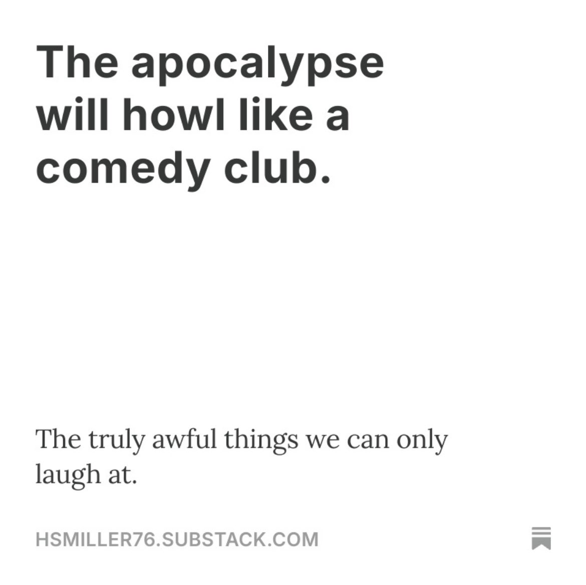 Started a substack. 

substack.com/@harrymiller35…