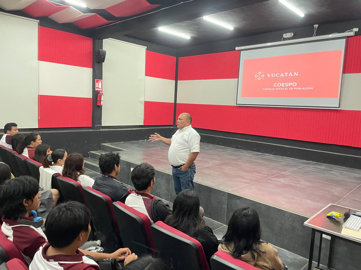 Coespoyuc's tweet photo. El Consejo Estatal de Población (COESPO) por medio del Programa Integral Protégete, impartió la plática “Prevención de la Violencia” a 128 alumnos del CBTis No. 95  de Mérida, como parte de los programas de prevención que ofrece la dependencia. 

#COESPO #RenacimientoMaya https://t.co/r7mLjHFaaS
