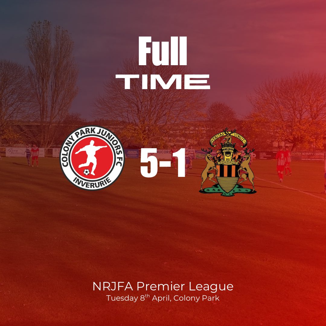 After going down to 10 men in the first half, the boys showed great character to pull together a dominant performance.

Scorers:
Dorrat⚽️
Gray⚽️
Thomson⚽️⚽️
Stewart⚽️