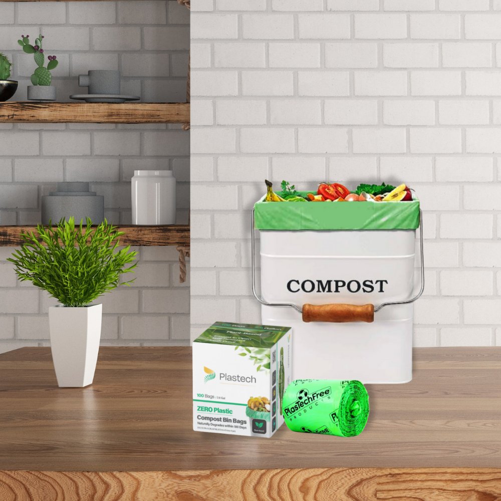 🌎 NYC &amp; CA now mandate composting of food &amp; organic waste! 🥕 

Avoid fines &amp; reduce landfill waste with Plastech's 100% home compostable bin bags 🌱 

✅ Durable
✅ Plant-based
✅ Breaks down in 180 days 

👉 plastechproducts.com
 
#Compost #Sustainability #PlastechProducts