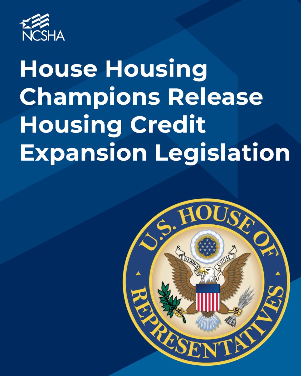 NCSHAhome's tweet photo. House Housing Champions Release Housing Credit Expansion Legislation - https://t.co/GsHay6wWXg https://t.co/B5l7lPm4xw