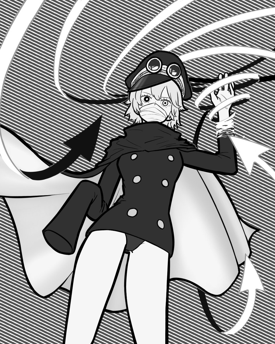 ワンピースの軍子がかわいいので描いてみました #ONEPIECE #今週の