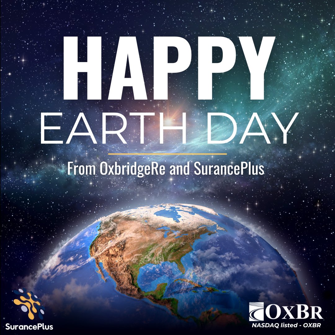 Today, we celebrate our planet and the importance of protecting it for future generations. Let's work together to make a lasting impact. 🌱💙
#OxbridgeRe #SurancePlus #Reinsurance #RWA #RWAtokenization #InvestmentOpportunity #FinancialInnovation