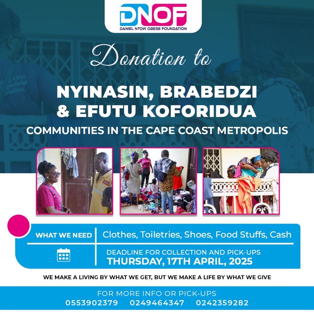 Daniel Ntow Obese Foundation tweet media