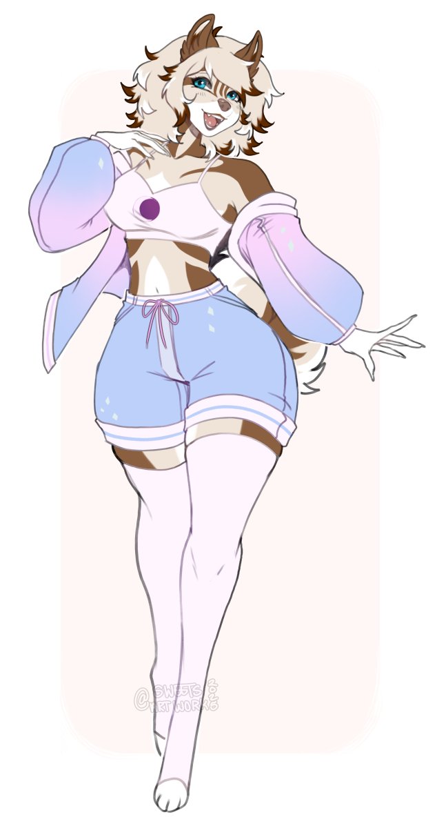 SweetsArtwork's tweet photo. A pastel Macchi! 
//Astra https://t.co/LMbwniDTDg