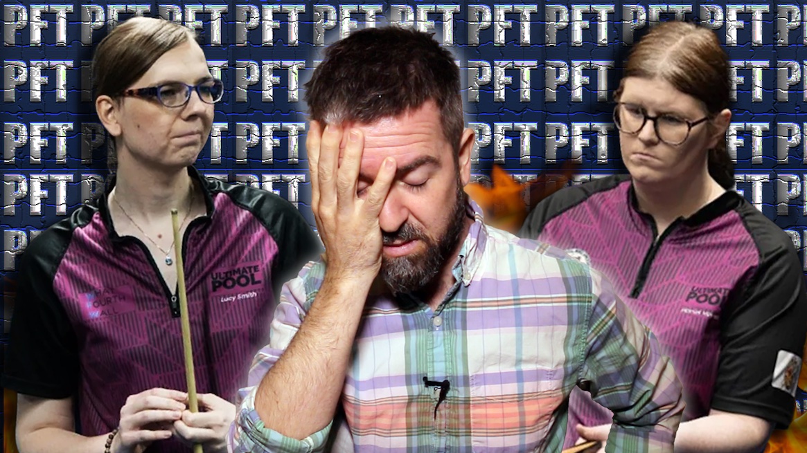 Holy ClownWorld: 2 BIOLOGICAL MEN Compete For The WOMEN’s Pool Tournament CHAMPIONSHIP FINALS!!!

2 biological men faced off against each other in the woman’s pool tournament championship finals in the UK after beating their female competition.

Meanwhile a female fencer who