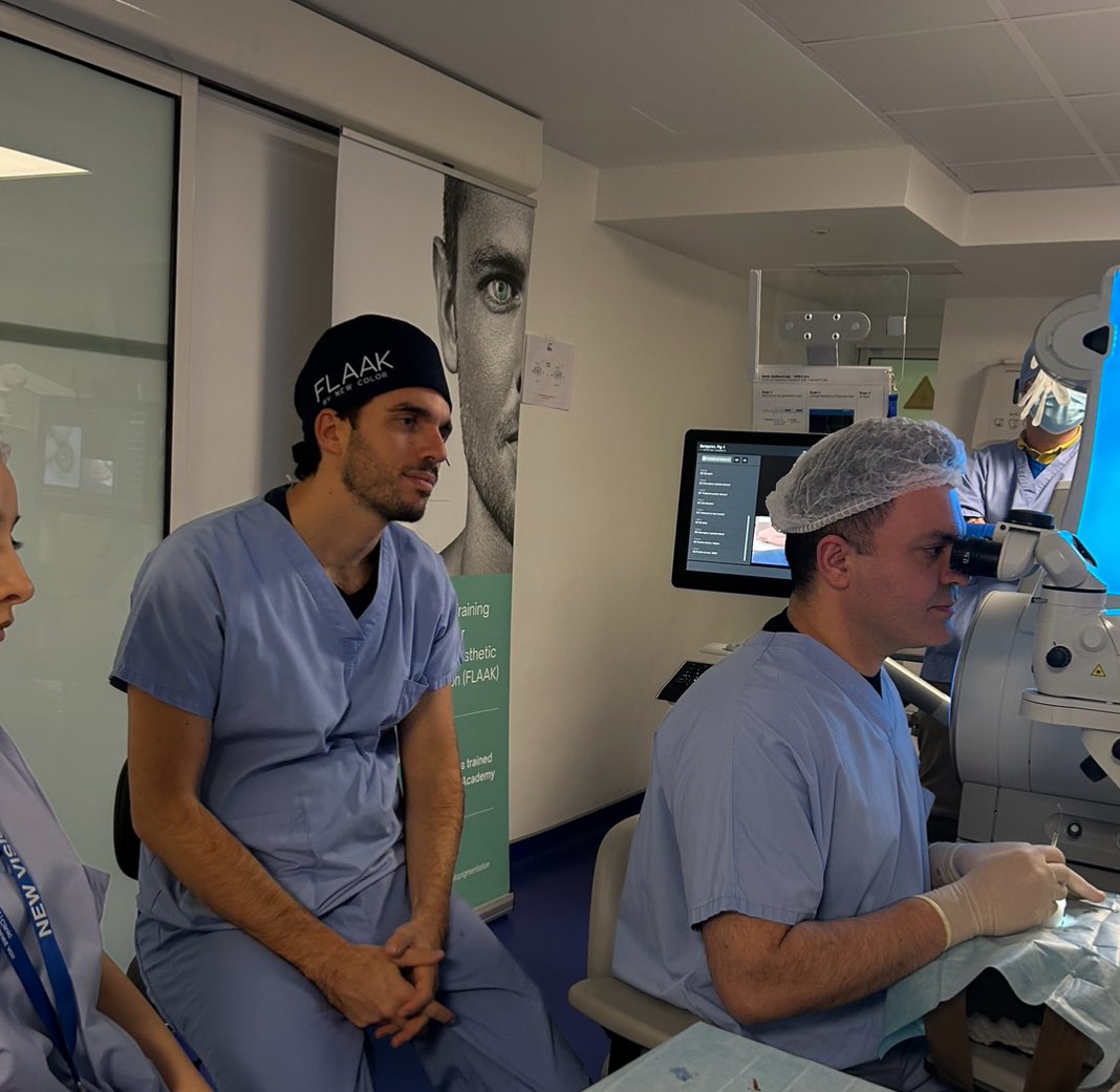 FLAAKAcademy's tweet photo. ✅ Safe, regulated & realistic: the #FLAAK technique leads #eyecolorchange in #ophthalmology! Authorized by EU & French health agencies, with 20+ years of clinical use and zero blindness cases. Innovation keeps pushing #ocular aesthetics forward! https://t.co/wmoecJQeid