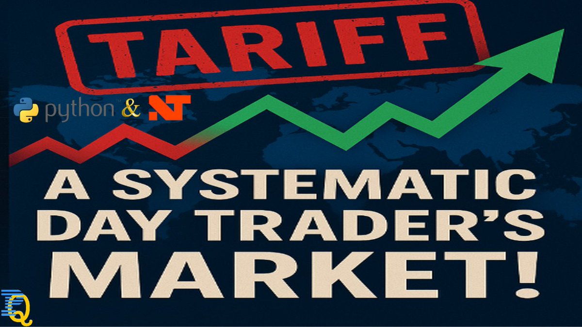 Tariffs! - It's a systematic day trader's market  - Watch Video ↓ $ES $SPY $NQ $QQQ $CL $NG $GC $FDAX

youtu.be/jv_qAWqpszc?fe…
