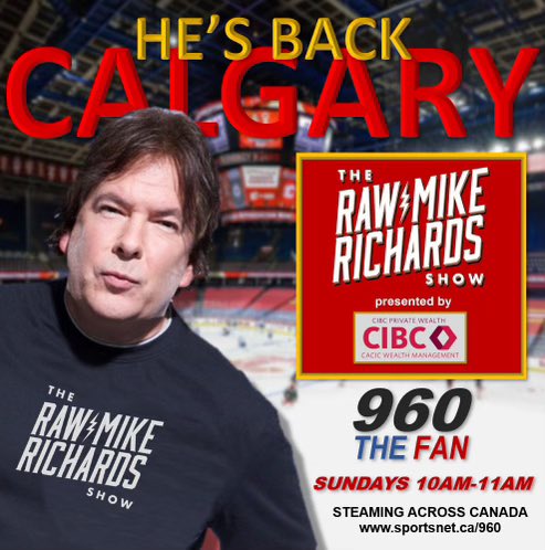 RawMikeRichards's tweet photo. Taking questions for show 1… Including @CFL talk, @calstampeders with Dave Dickenson, @NHLFlames talk with my great pals from the @AlumniFlames, @NFL and #NFLDraft chat with @clarkjudgeTOF and many surprises!! #BackBaby https://t.co/zMvRADK3Zv