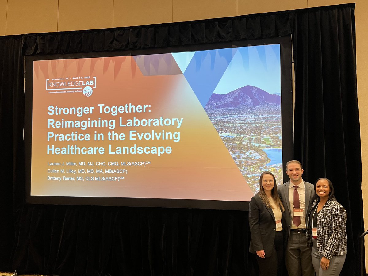 Today I had the privilege of exploring how the intersection of ethics, quality, and health systems science can drive the future of laboratory medicine! It is such a pleasure to interact with laboratory leaders at #KnowledgeLab2025 <a href="/ASCP_Chicago/">ASCP</a> <a href="/UMichPath/">Michigan Pathology</a>