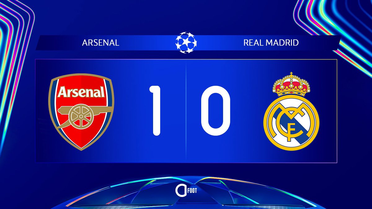 ⚽️ BUUUUUUUUUUTT DE RICE !!! QUEL COUP FRANC !!! ❤️🤍

ARSENAL 🏴󠁧󠁢󠁥󠁮󠁧󠁿  1-0  🇪🇸 REAL MADRID